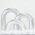 HMASYO 3Pcs Sliver Arch Decorative Objects Statue, Coffee Table Bookshelf Aesthetic Decor