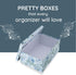 Soul & Lane Decorative Cardboard Storage Boxes - Springtime Joy Set of 3 Floral Nesting Boxes with Lids for Keepsakes