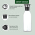 Karafu Glass Carafe with Lid, 50 Ounces Borosilicate Glass Pitcher for Hot/Cold Beverages