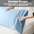 Pillow Cases Standard Size 2 Pack - Bamboo Rayon Cooling Pillowcases with Envelope Closure, Cool Breathable Pillow Case