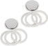 Bialetti (2-Packs) of #06961 | Total of SIX replacement gaskets and TWO replacement filter plates for 6-CUP Bialetti
