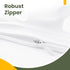 100% Waterproof Pillow Covers, Standard Size with Zipper (Set of 4), Pillow Protector, 20 x 26 Inches, White, Soft