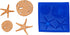 Sand Dollar & Starfish Set Silicone Mold SC146 by First Impressions Molds for Baking
