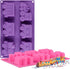 Silicone Train Cake Mold, 1 Pcs 6 Cavity Non-stick Baking Pan for Brownies, Chocolate, Muffin Cups, Ice Cube, Kids