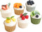 Joeabor Fake Cupcakes, Artificial Cupcakes for Display, Realistic Fake Food Faux Cake Dcor,