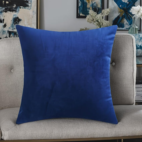 Andreannie Pack of 4 Gold Velvet Decorative Throw Pillow Covers, 18x18 Soft Cushion Case for Couch Sofa Bed (Mixed 4
