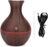 High Capacity Cool Mist Humidifier, for Bedroom, Baby Room, Living Room (Dark Wooden Grain)