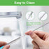 Kynup 4 Packs Reusable Metal Straws with Silicone, Travel Drinking Straws with Case, Keychain, Cleaning Brushes, 20 PCS