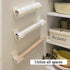 Myhiju 4 Pcs No Punching Trash Bag Dispenser Plastic Bag Holder,Wall Mounted Plastic Bag Organizer Grocery Bag Holder
