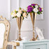 Sziqiqi Trumpet Floral Centerpiece Riser Stand for Wedding Reception, Party Event Decoration, Pack of 2