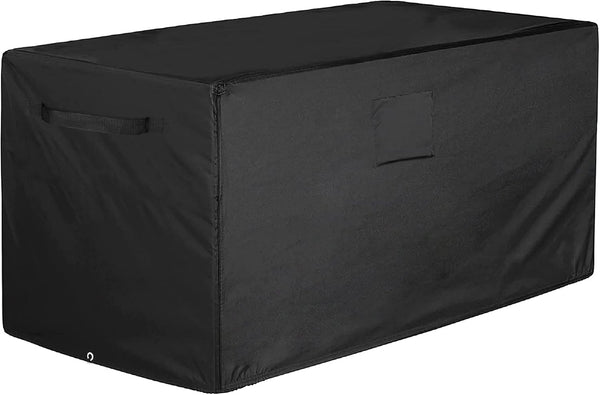 Femuar Deck Box Cover 100% Waterproof Heavy Duty 600D Patio Ottoman Cover,