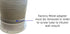 intulon 6-inch Tube Portable AC Air Conditioner/Fan Exhaust Plastic Hose Flange, Off White