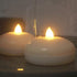 Qidol 4 Pack Waterproof Flameless Floating Candle Battery Operated Flickering Electric Led Light with Timer, Warm White