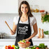Funny Aprons for Women - Kitchen Chef Cooking Baking BBQ Grill Aprons with 2 Pockets