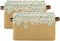 Ice Cream Texture Storage Basket Bin, Large Cube Canvas Collapsible Storage Organizer for Home Office Closet - 15 L x