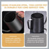 Whistling Teapot Coffee Pot, Stovetop Drip Pot with Long Spout, Stainless Steel Kettle with Tea Strainer