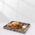 Modern Large Serving Tray with Handles for Living Room - Stylish Coffee Table Accessory