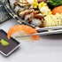 Stainless Steel Chopsticks, 5 Pairs Reusable Multicolor Lightweight 304 Metal, Non-Slip Gift Set, Silver Hollow