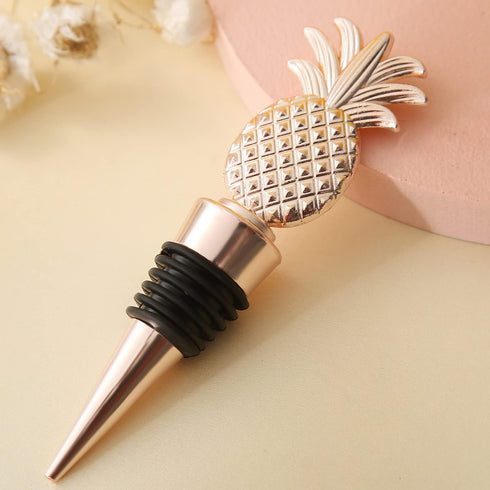 VIDACONTIGO 15 15) PCS Pineapple Wine Bottle Stoppers for Wine Bottles, Beach Party Favors, Baby Shower & Wedding