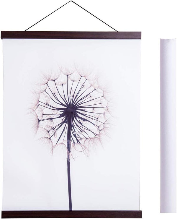 Artmag Light Wood Magnetic Poster Hanger Frame, Wooden Magnet Canvas Artwork Print Hangers for 14x17 14x20 14x22