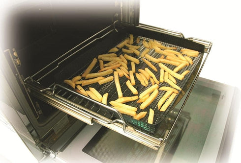 Air Fryer Basket for Oven - Non-Stick Crisping Sheet for Baking Pizza, Chips, Fries, & More