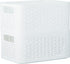 Superio Woven Plastic Storage Basket Box, 9 Quart, White - Wicker Home Organizer Shelf Bins for Closet, Handles