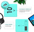 Cube Timer, Pretmess Gravity Flip Kitchen Timer for Time Management and Countdown (Mint)