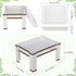 Qinfly Large Chicken Picnic Table Feeder No Waste with Removable Plastic Tray,Chicken Coop Accessories Must
