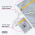 MUMI Travel Laundry Bag, Mesh Laundry Bags for Delicates with Hanger & Pouch, Large Laundry Net Bag
