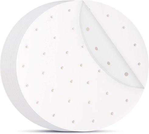 Beasea 11 Inch Air Fryer Parchment Paper, 200pcs Disposable Liners for Air Fryer and Steaming Basket
