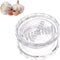 Meisuitd Transparent Garlic Twist Press Non-Slip Mincer and Peeler, Kitchen Gadget Press for