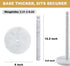 Countertop, 6 Koville Carrara Marble Paper Towel Holder Genuine Stone Paper Towel Holder Stand for Kitchen Storage