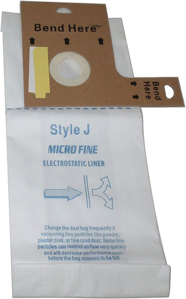 Eureka Style J Vacuum Bag Replacement, 61515C - (6 Bags)