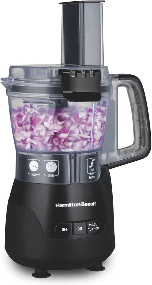 Hamilton Beach Stack & Snap 4-Cup Mini Food Processor & Vegetable Chopper - 250 Watts, Black