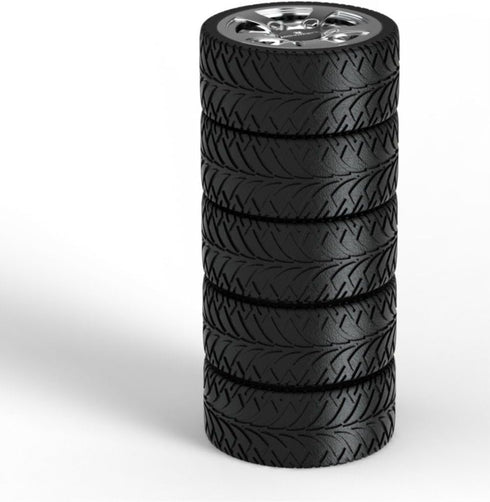 Tyre Tire Coffee Tea Mug, Stainless Steel Interior, Durable Personalized Attractive Mug Gift for Car Lover, 320ml 11oz,