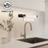 FISHCLOUD SUS304 Paper Towel Holder Wall Mount - Self Adhesive No Drill or Drilling, Stainless Steel - Kitchen