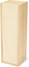 Twine Single Wooden Wine Box with Sliding Lid - Wine & Champagne