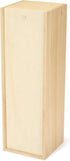 Twine Single Wooden Wine Box with Sliding Lid - Wine & Champagne