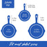 Joyhalo Cast Iron Skillet Handle Cover, 6 Pack, Heat Resistant Silicone Pot Handle Sleeve Covers, Navy