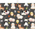 Farm Animal Dish Drying Mat for Kitchen Counter, Cute Microfiber Absorbent Reversible Drainer Rack Pad, 18 x 24 Inch