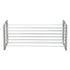Two-Tier Chrome Shoe Rack - Stackable Storage Solution