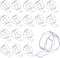 Clear Plastic Tablecloth Clips - Table Cover Cloth Clamps for Home Party Picnic, Set of 50