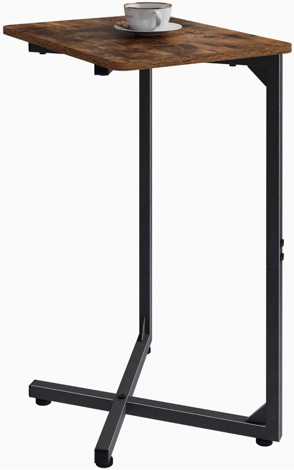 Generic NEFROM C-Shaped End Table, Small Couch Side Table, Sofa TV Tray Table