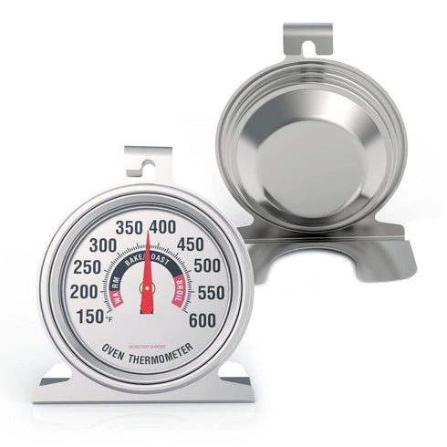 Efeng Large Dial Oven Thermometer, for Gas & Electric Oven, Grill Cooking Safety Leave-in, Easy-to-Read