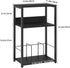 3-Tier 120 Albums, LELELINKY Record Player Stand, End Side Table with Vinyl Record Storage, Vinyl Record Holder Up