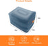 Miruchertter Inflatable Foot Rest Inflatable Travel Foot Rest Pillow Car Seat Footrest for Long Trips Inflatable Stool