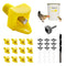 Chicken Waterer Nipples, Horizontal Side Mount, Anti-Leak Automatic Water System for Poultry,