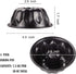 Webake 4 Inch Mini Fluted Tube Pans Nonstick Bakeware Set of 4 for Bundtlette & Brownie
