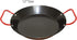 IMUSA USA 10" Carbon Steel Coated Nonstick Paella Pan, Black with Red Handles
