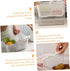 1pc Double Storage Basket, Plastic Drawer Organizer Box, Clear Over The Sink Colander Strainer Basket for Refrigerator